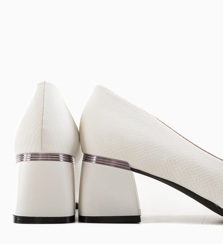 Poze Pantofi dama Mendoza Albi depurtat.ro 