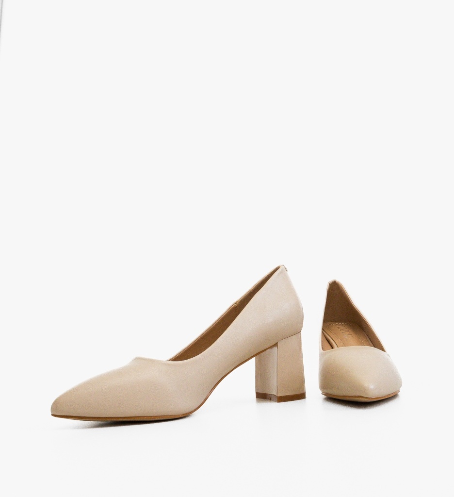 Pantofi dama Phili Bej - 4 | YEO