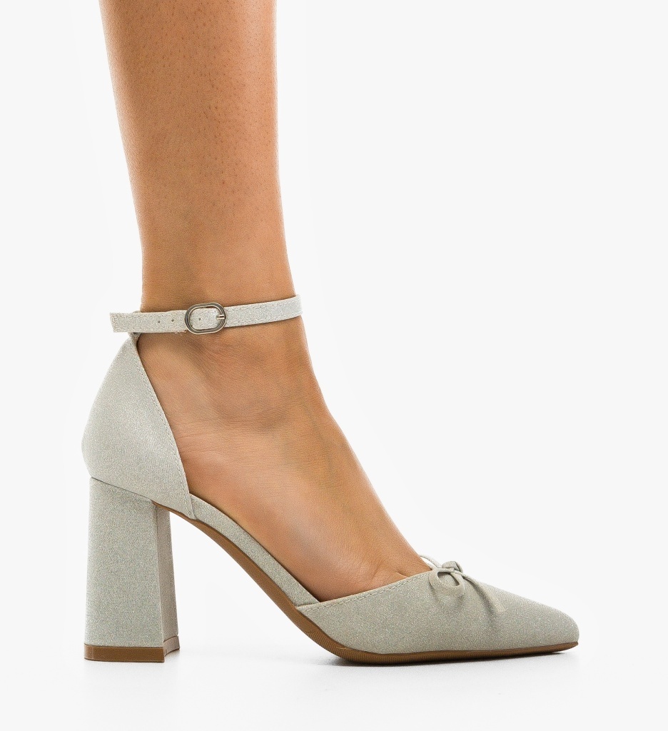 Pantofi dama Pierce Argintii