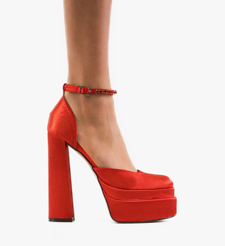 Pantofi dama Rahim Rosii - 5 | YEO