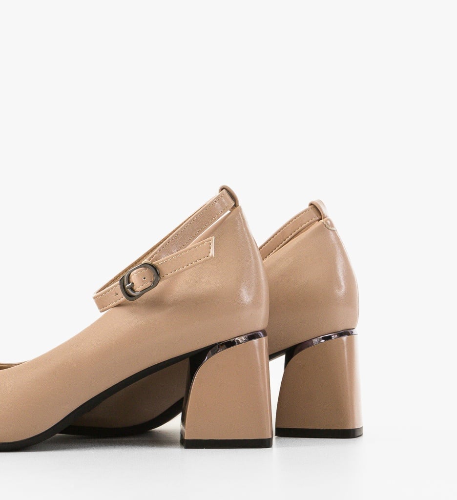 Pantofi dama Sakre Nude - 4 | YEO