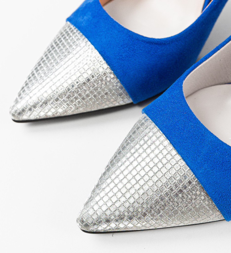 Poze Pantofi dama Sayen Albastri depurtat.ro 