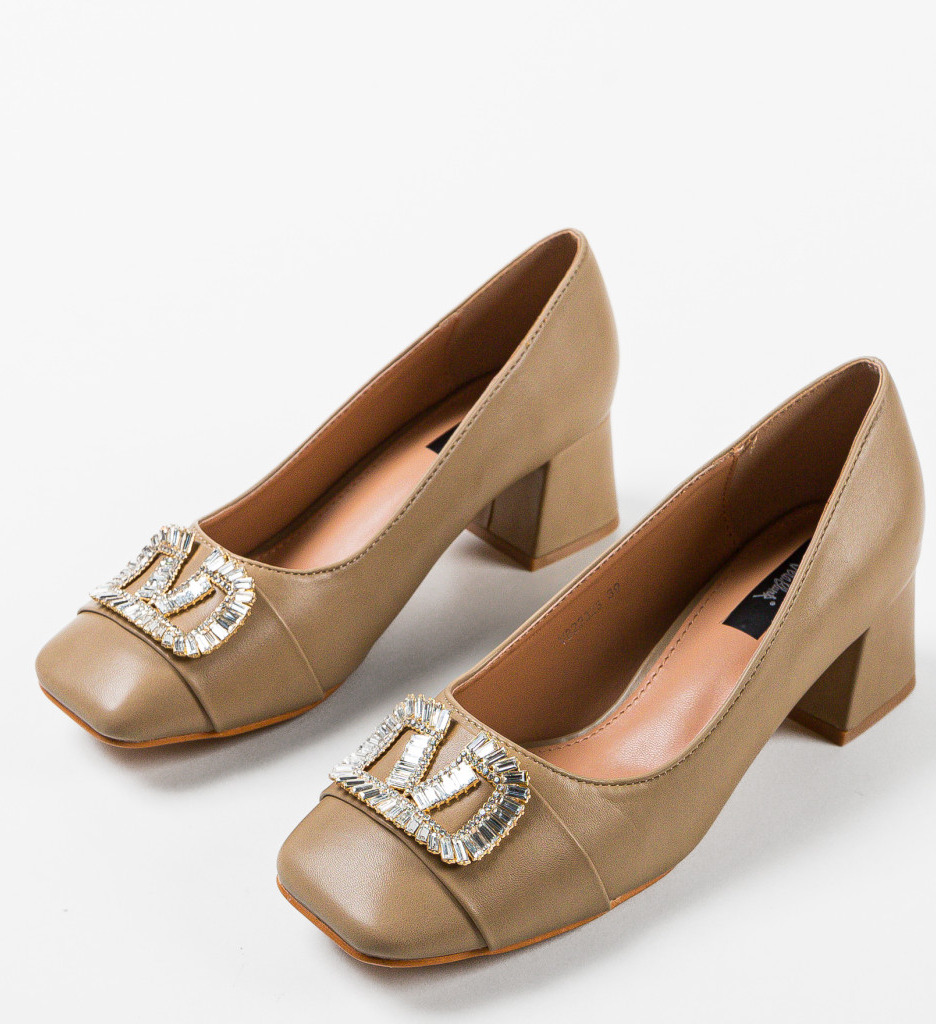 Poze Pantofi dama Strickl Bej depurtat.ro 