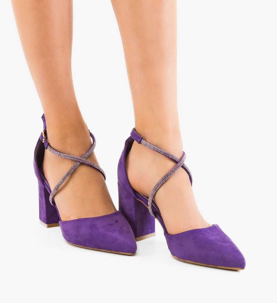 Pantofi dama Yunu Mov - 2 | YEO