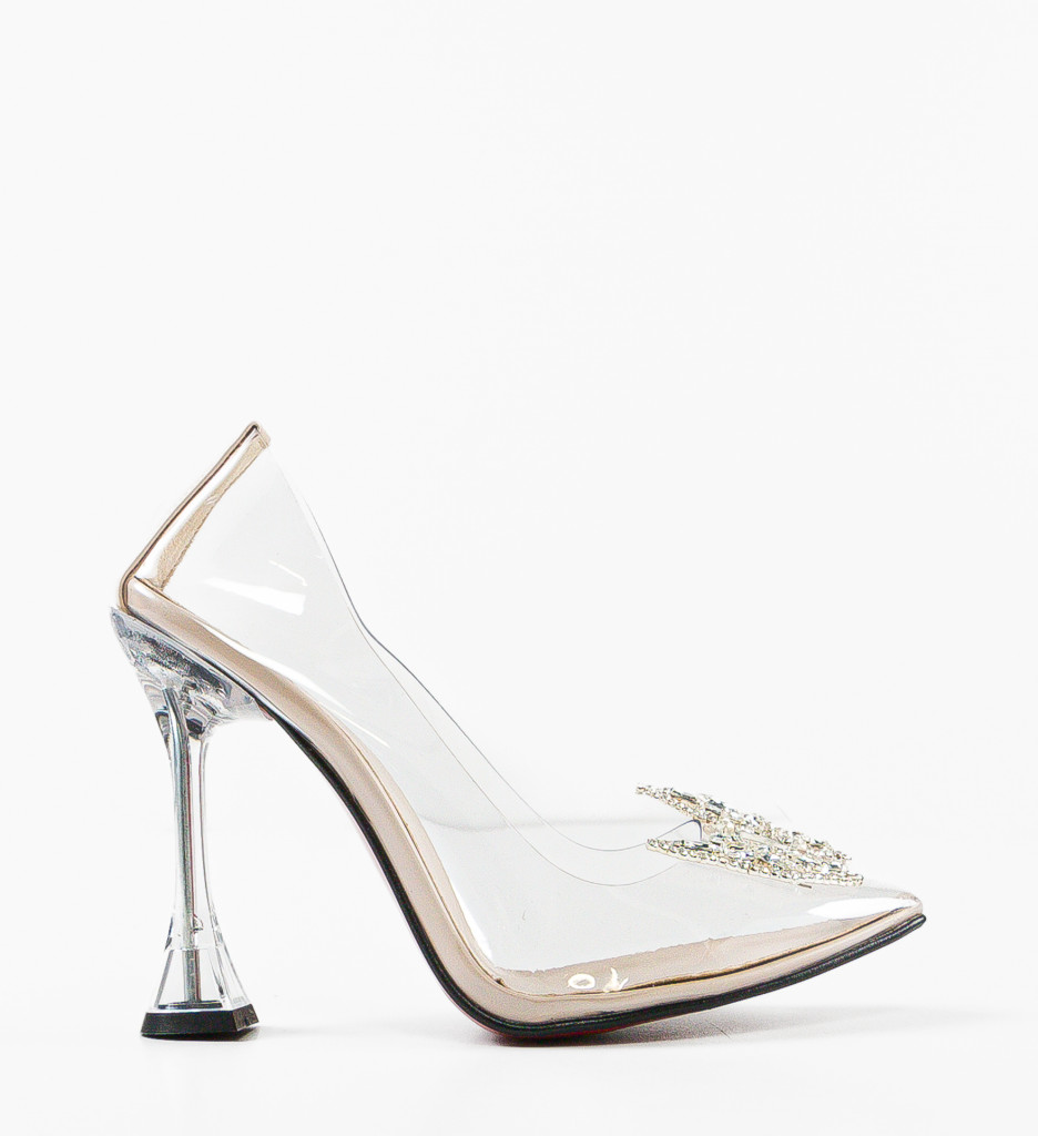Pantofi Steliz Bej - 4 | YEO
