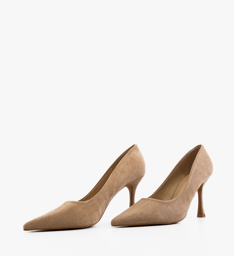 Pantofi stiletto dama Smart Bej - 4 | YEO