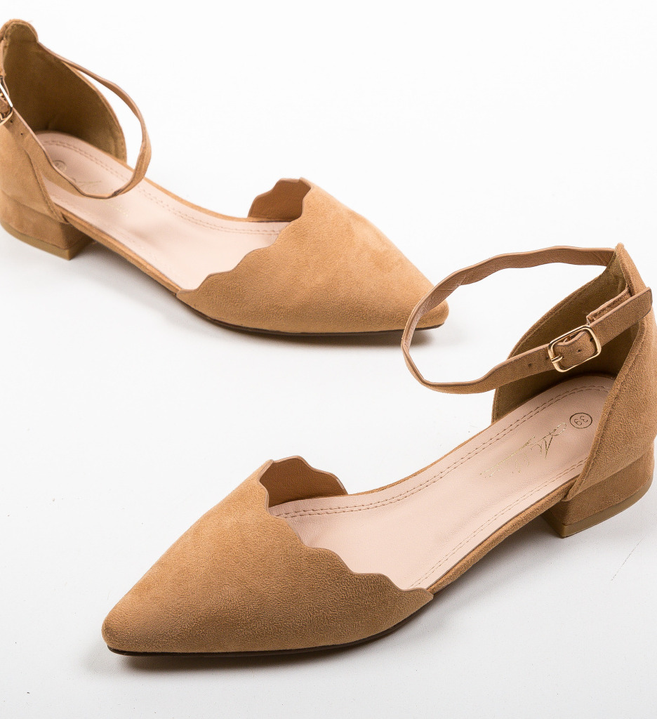 Pantofi Wood Camel - 3 | YEO