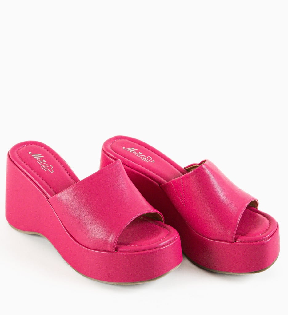 Papuci dama Azura Fuchsia - 5 | YEO