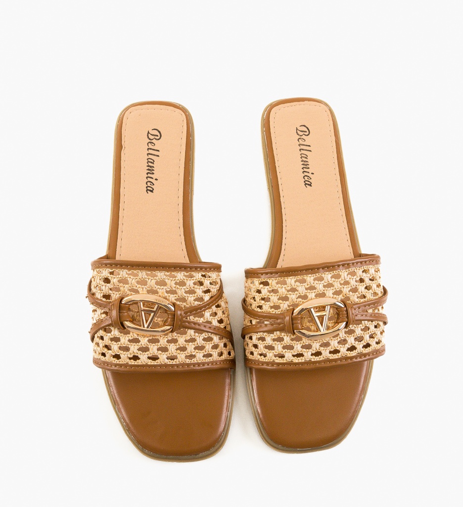 Papuci dama Madiha Camel