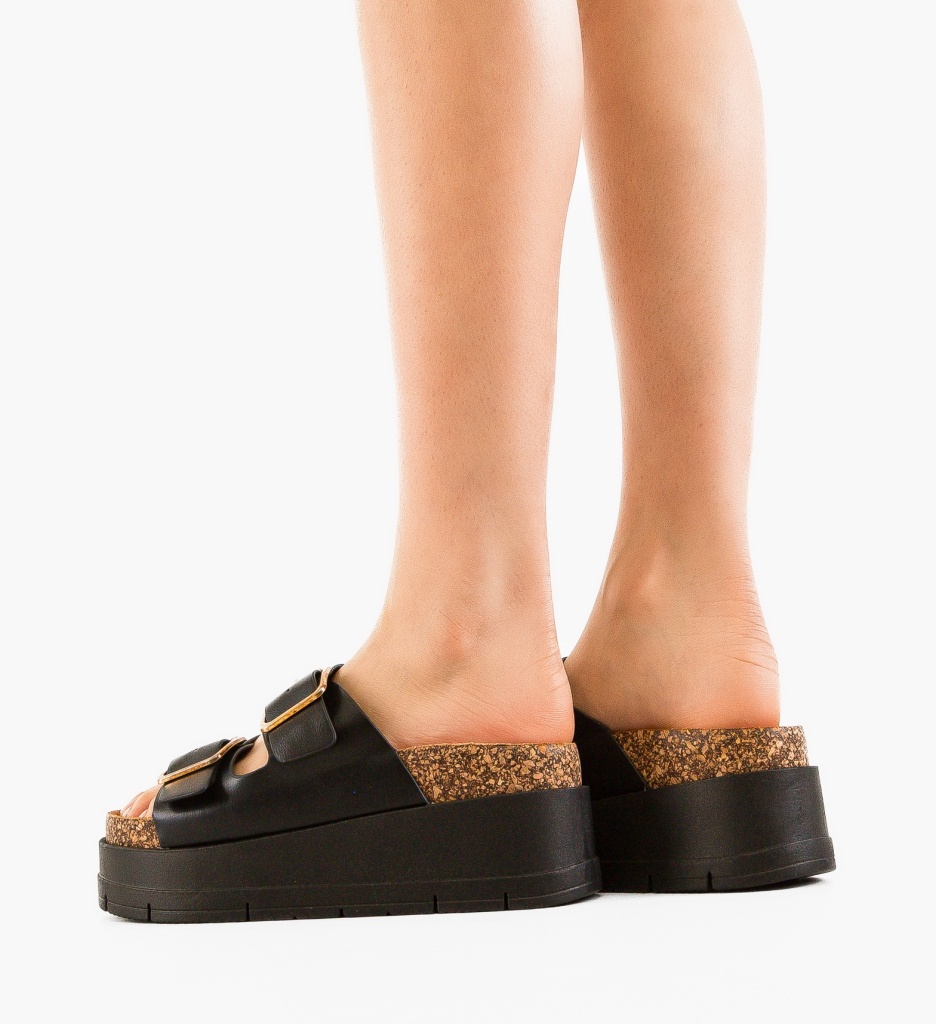 Papuci dama Olive Negri - 2 | YEO