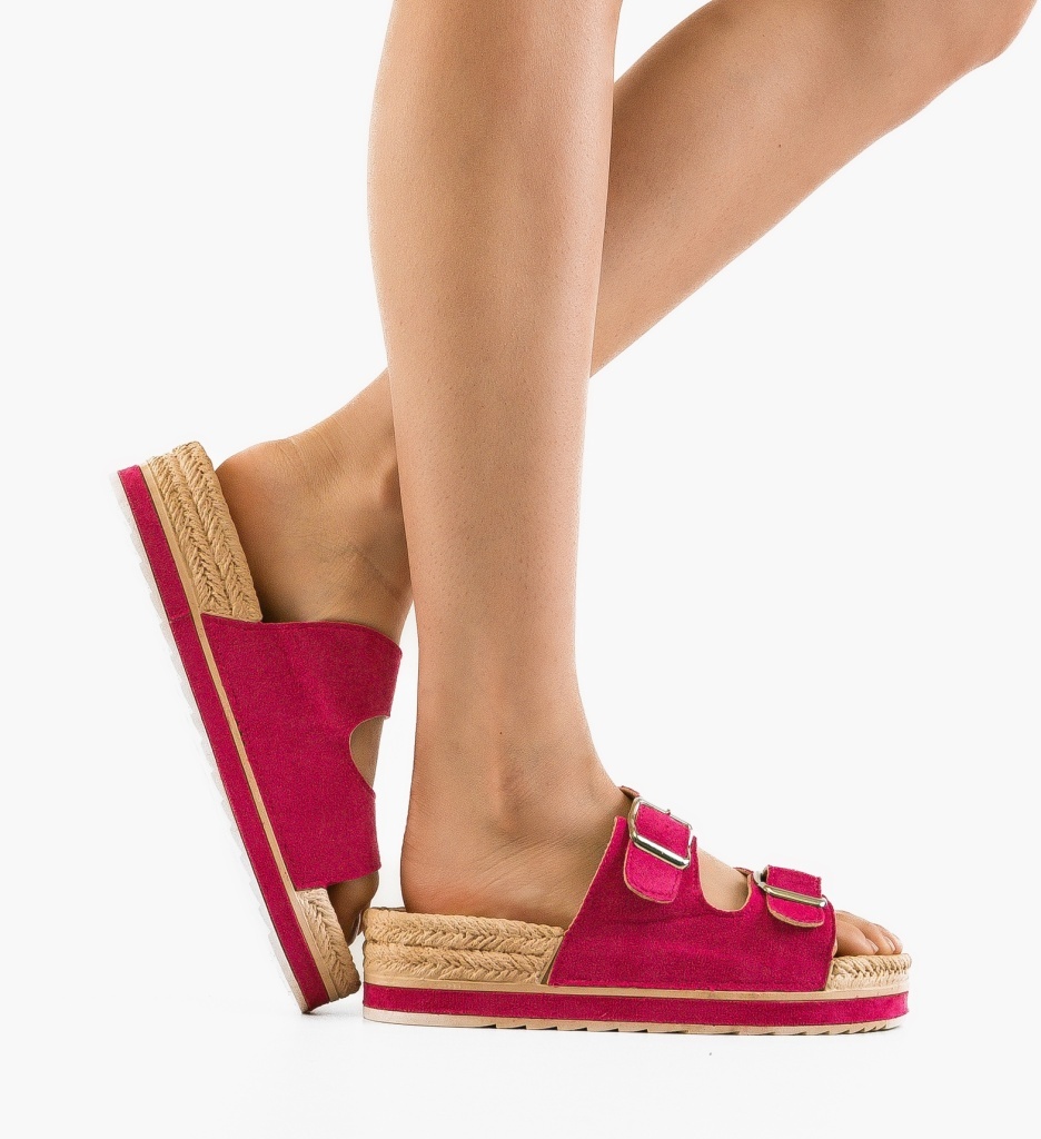 Papuci dama Roshun Fuchsia - 1 | YEO