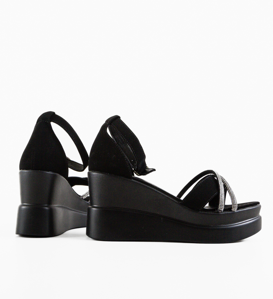 Platforme dama Abril Negre - 4 | YEO