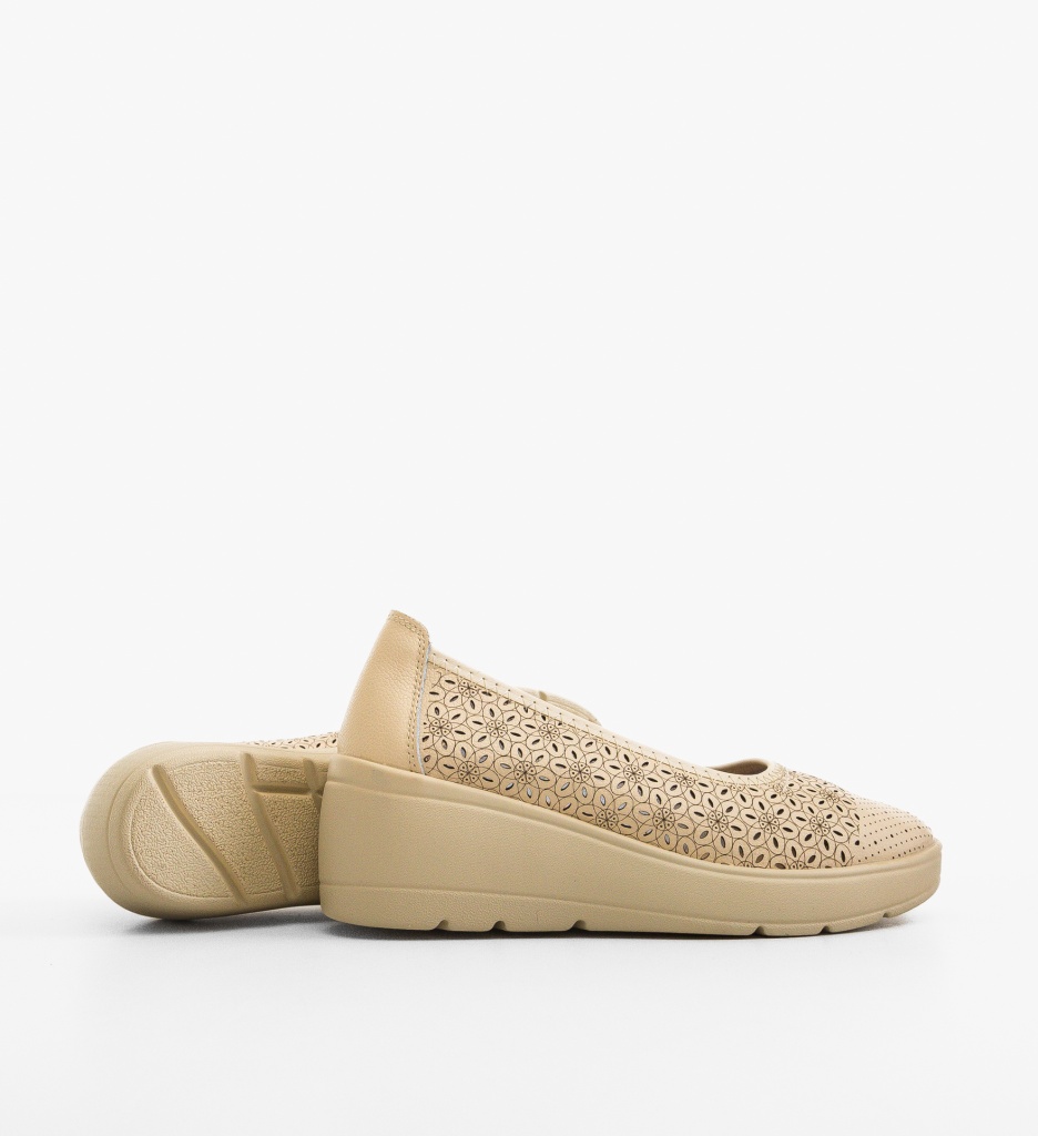 Platforme dama Kamiz Bej - 2 | YEO