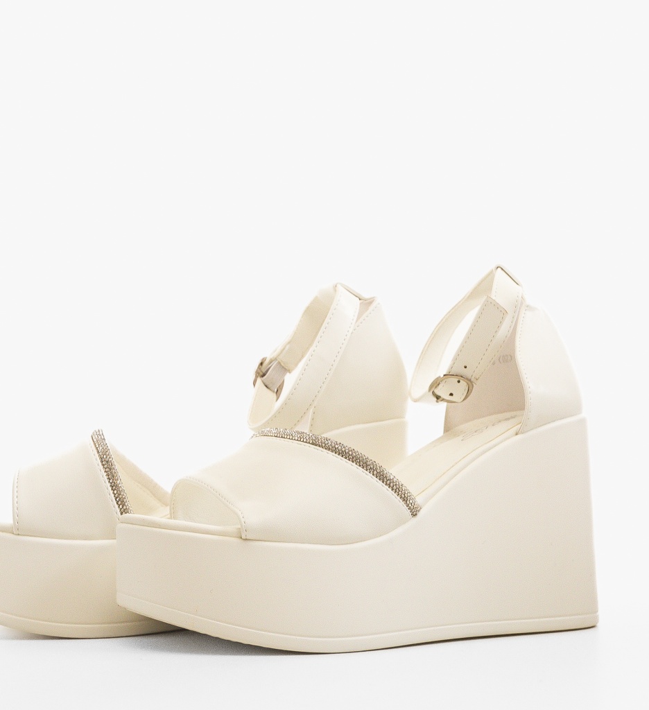 Platforme dama Kraff Albe - 2 | YEO