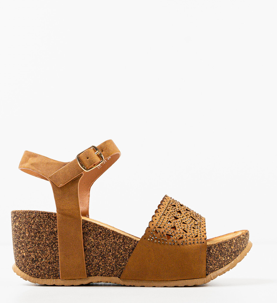 Platforme dama Tessa Camel - 3 | YEO