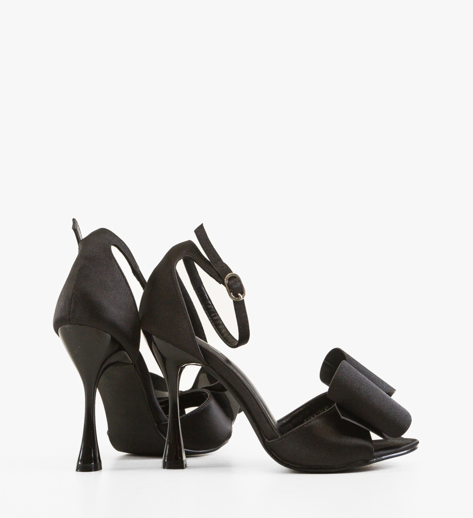 Sandale cu toc Blasco Negre - 2 | YEO