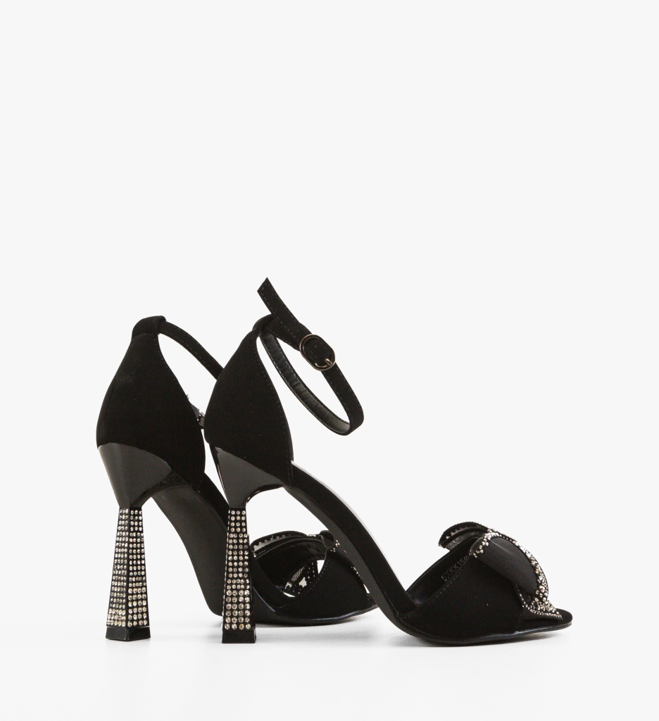 Sandale cu toc Farme Negre - 2 | YEO