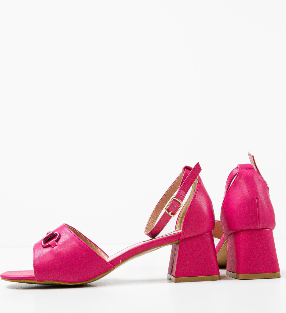 Poze Sandale cu toc Lutgar Fuchsia depurtat.ro 