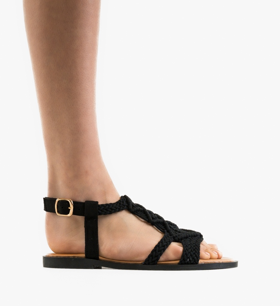 Sandale dama Alivia Negre - 5 | YEO