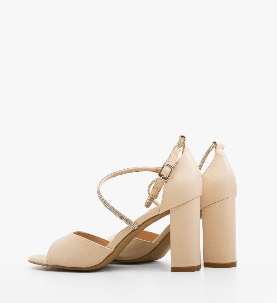 Sandale dama Barfa Bej - 4 | YEO