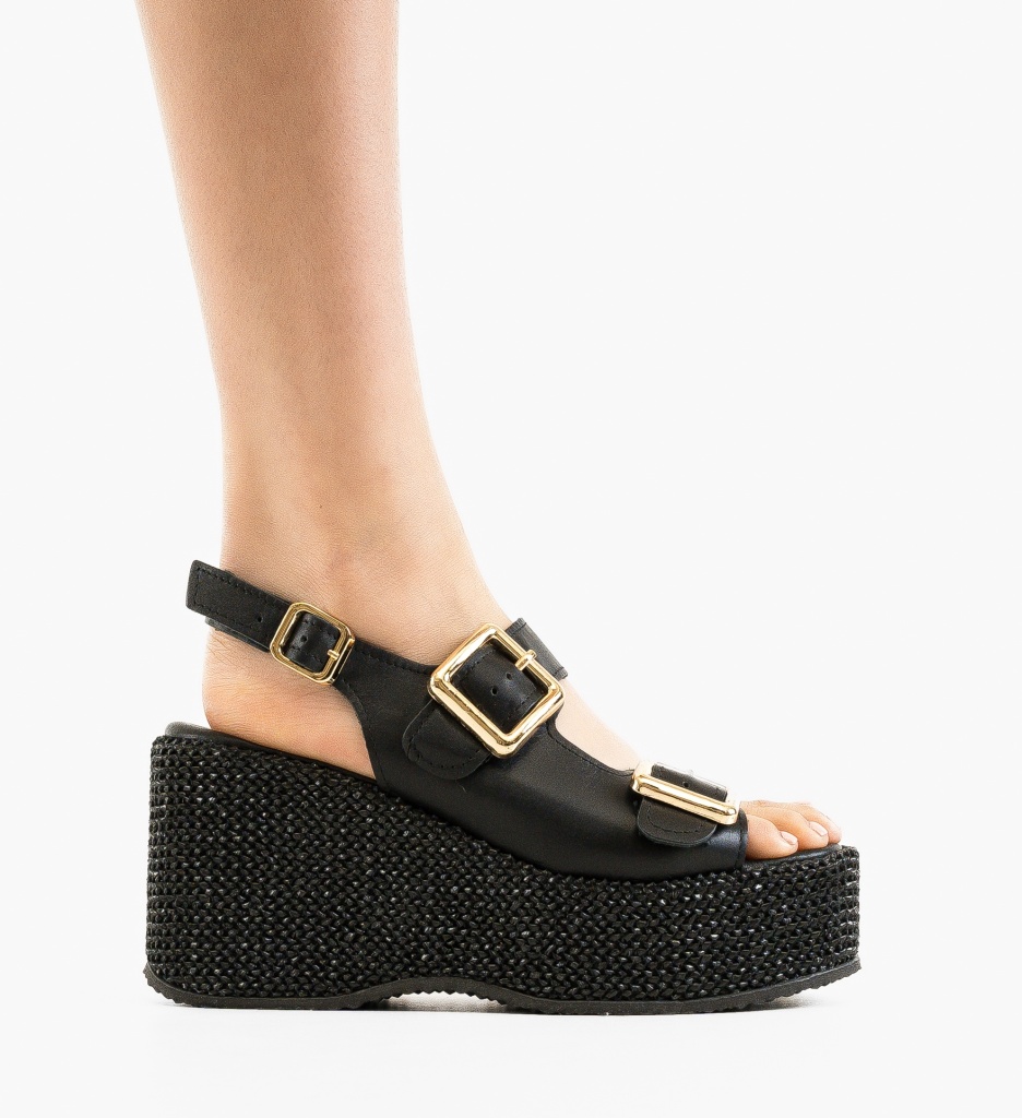 Sandale dama Boreas Negre - 5 | YEO