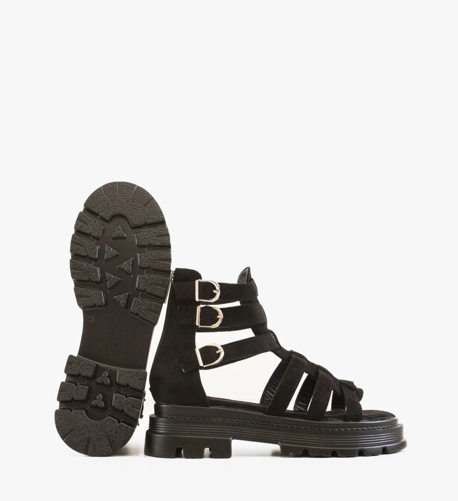 Sandale dama Borhay Negre - 4 | YEO