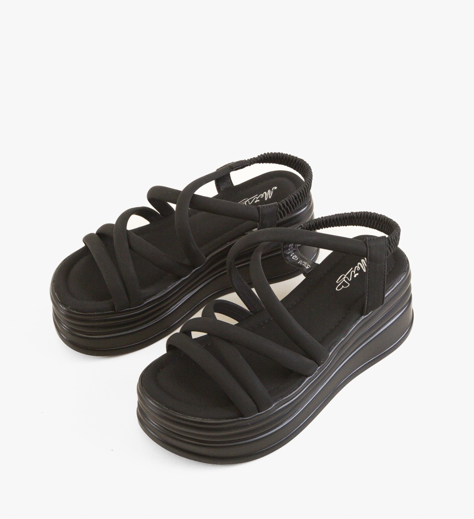 Sandale dama Criman Negre - 3 | YEO