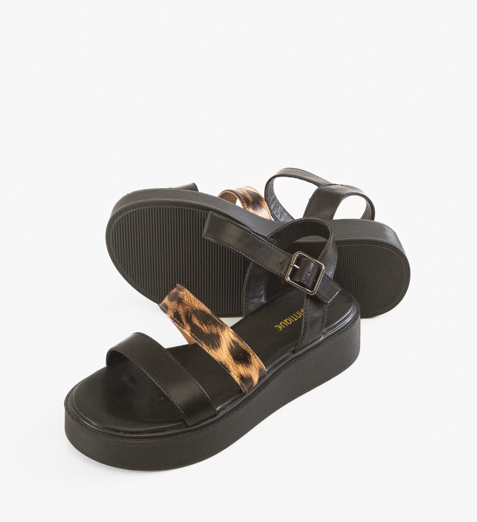 Sandale dama Essmee Negre - 4 | YEO