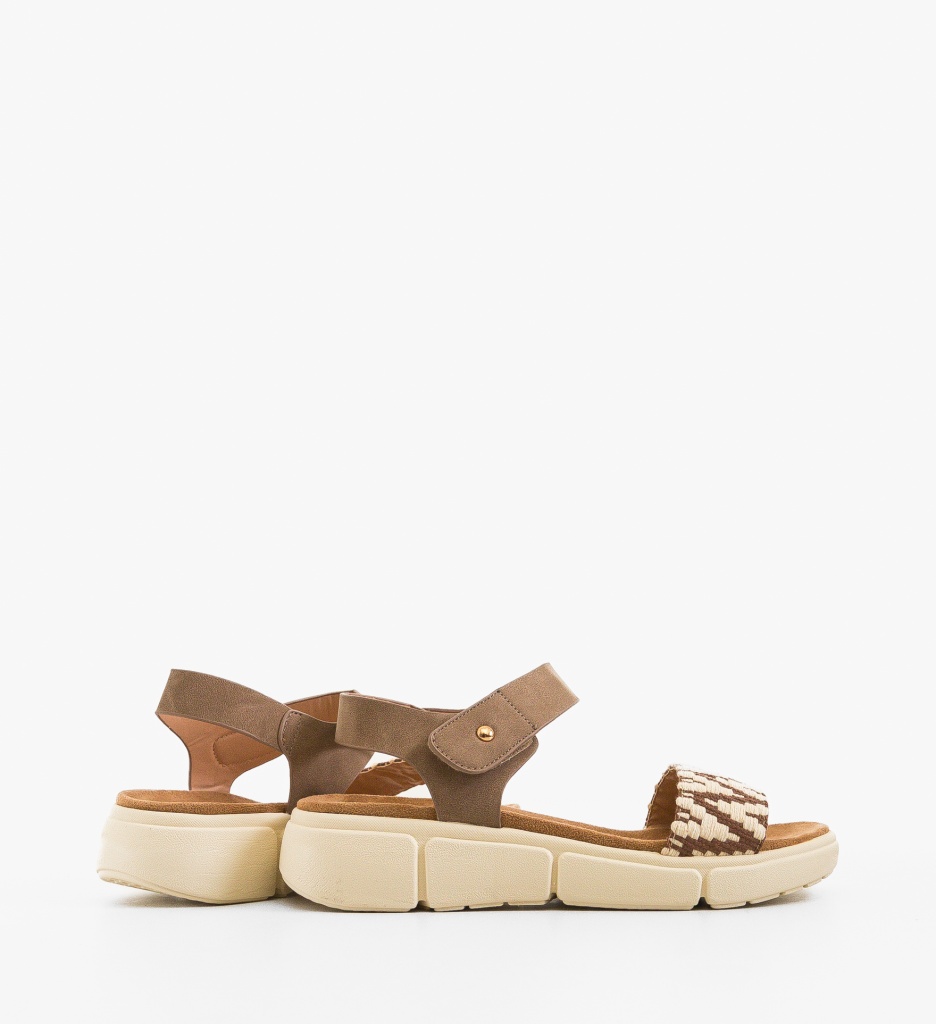 Sandale dama Feciulia Camel - 2 | YEO