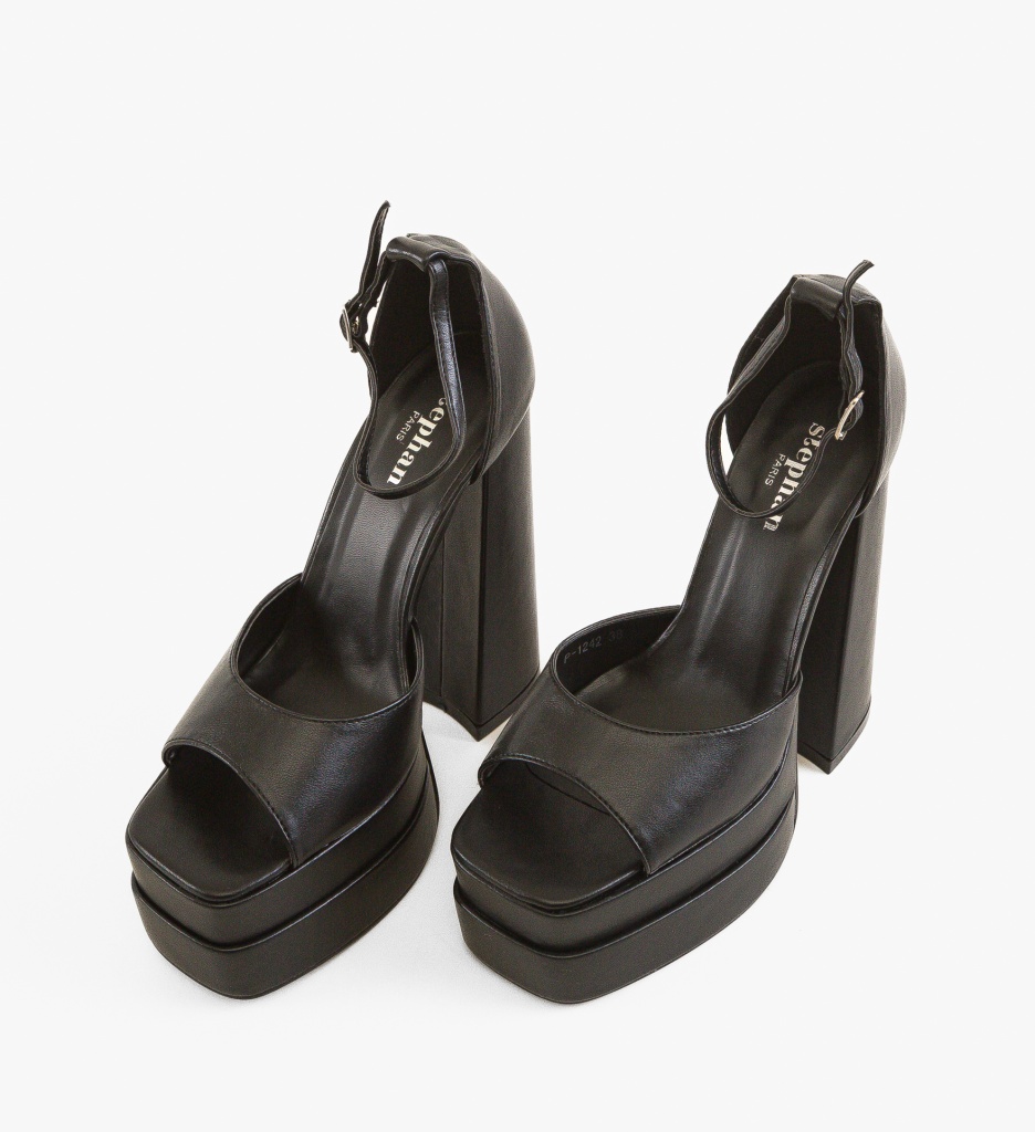 Sandale dama Gail Negre - 3 | YEO