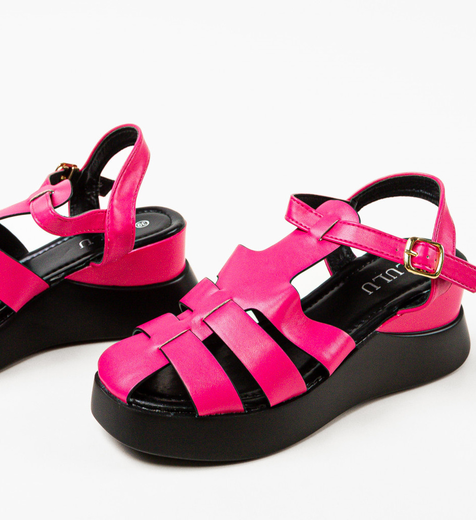 Sandale dama Kelorit Fuchsia - 5 | YEO