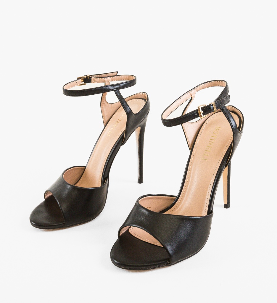 Sandale dama Lannuz Negre - 4 | YEO