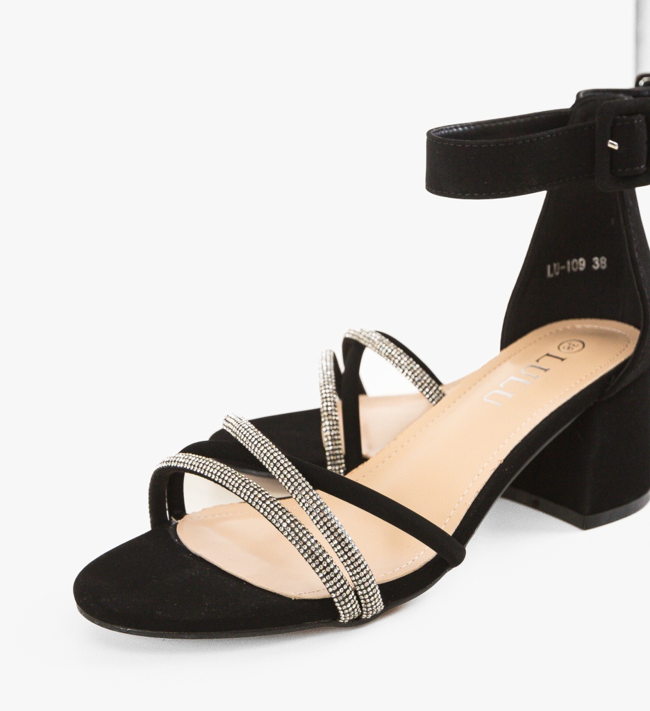 Sandale dama Lazy Negre - 4 | YEO