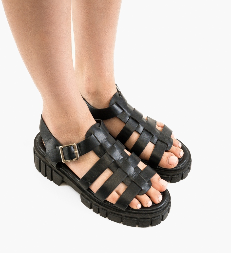 Sandale dama Mila Negre - 2 | YEO
