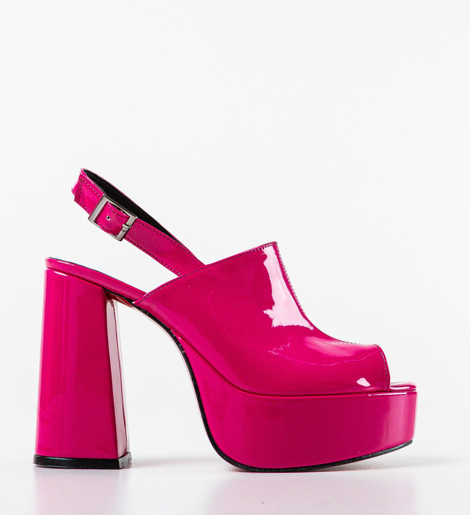 Sandale dama Niciera Fuchsia - 3 | YEO