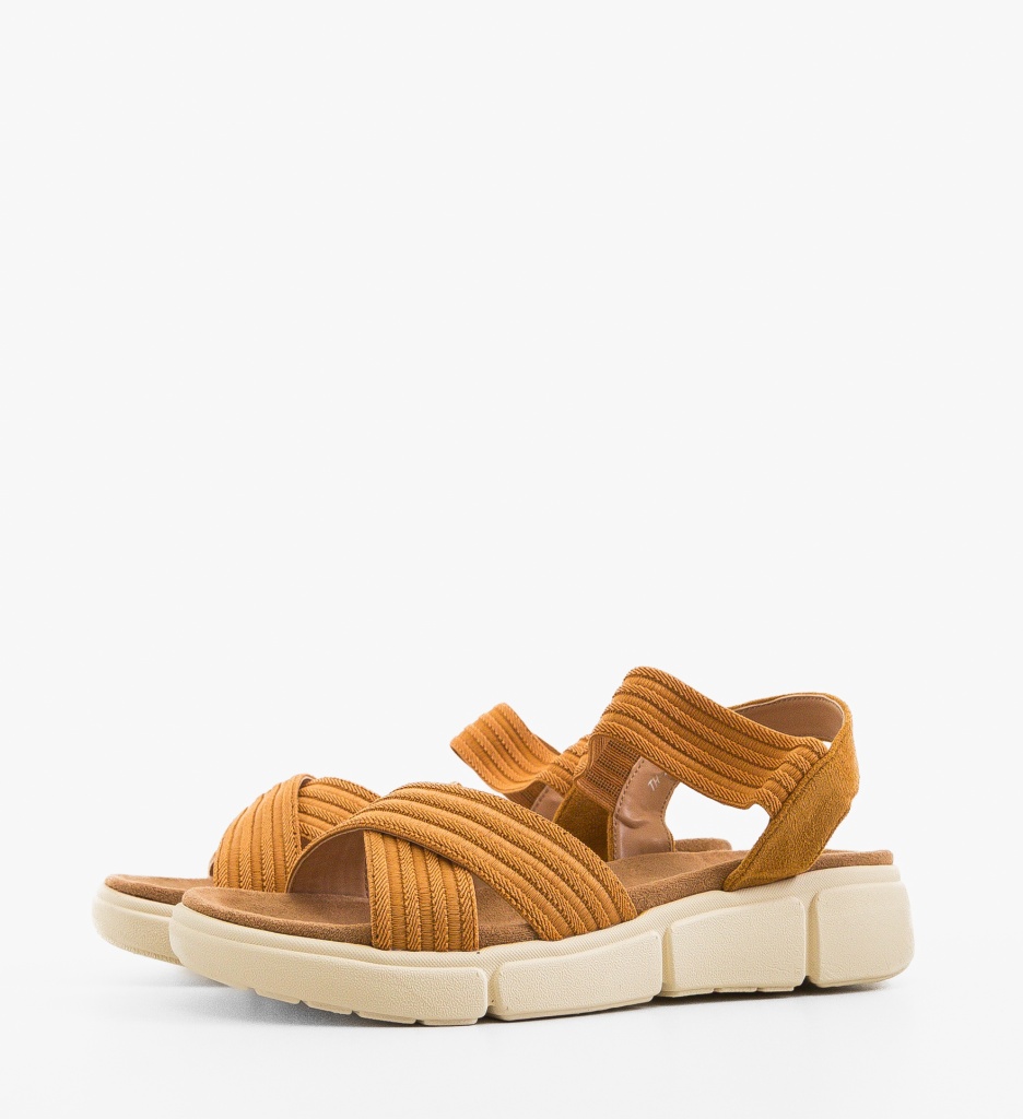 Sandale dama Raduku Camel - 4 | YEO