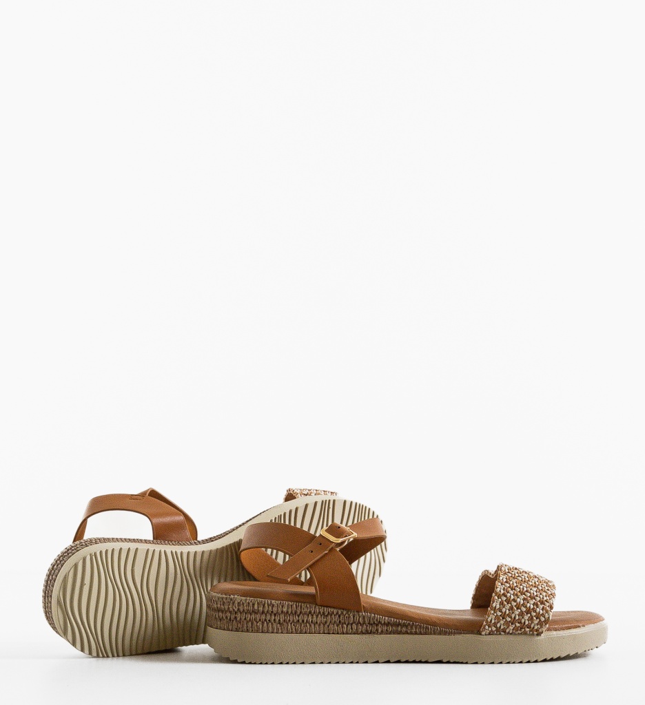 Sandale dama Rohesia Camel - 5 | YEO