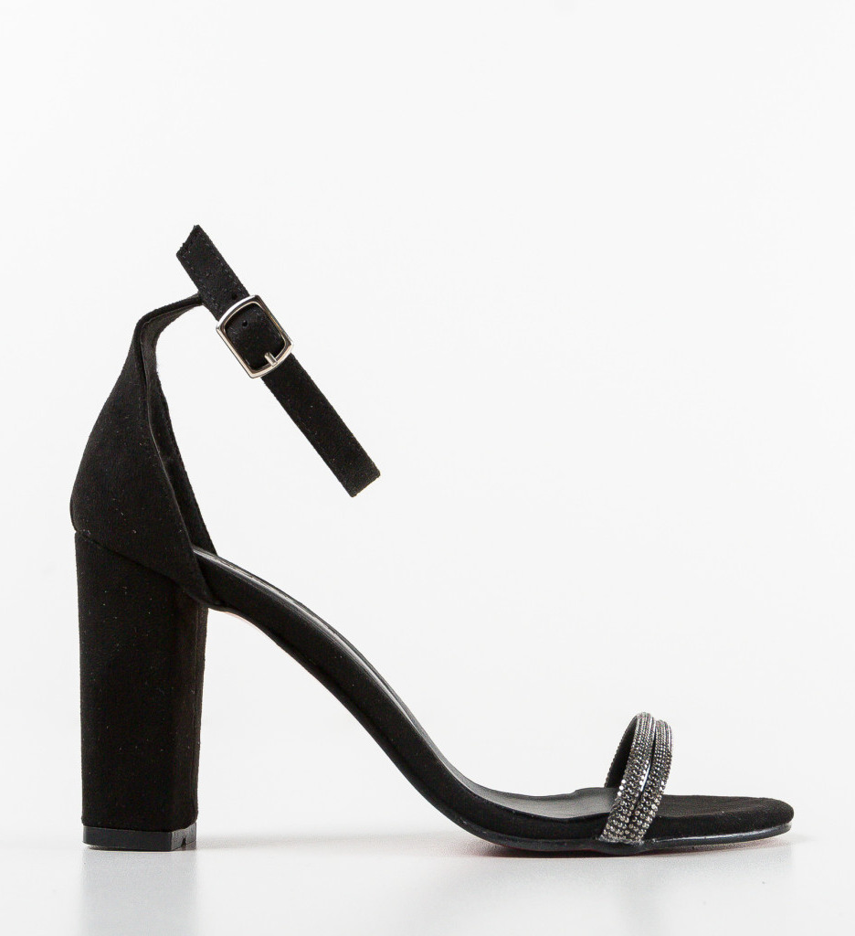 Sandale dama Taragan Negre - 4 | YEO