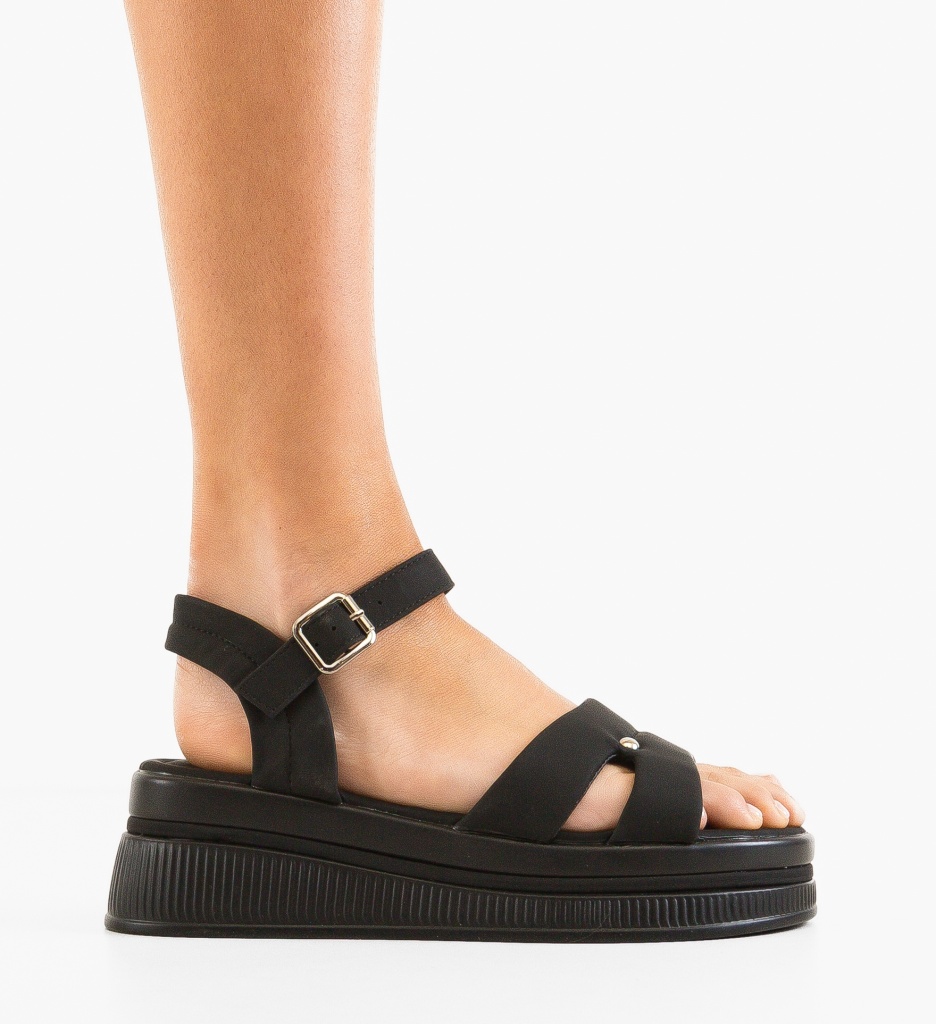 Sandale dama Ungrelya Negre - 5 | YEO
