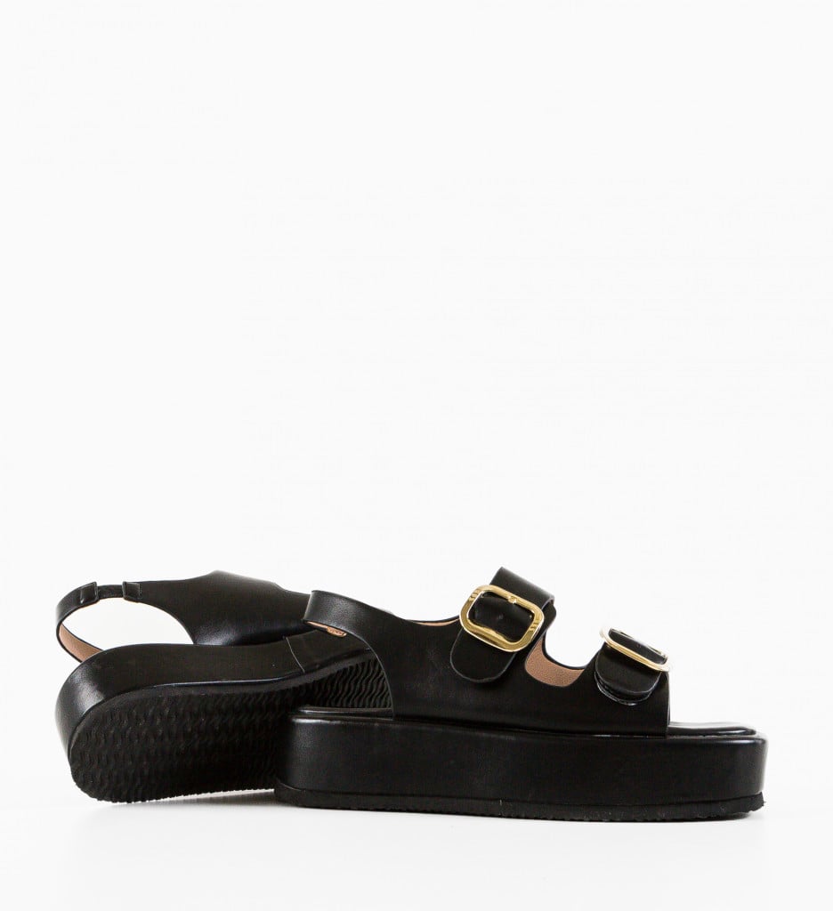 Sandale dama Willow Negre - 4 | YEO