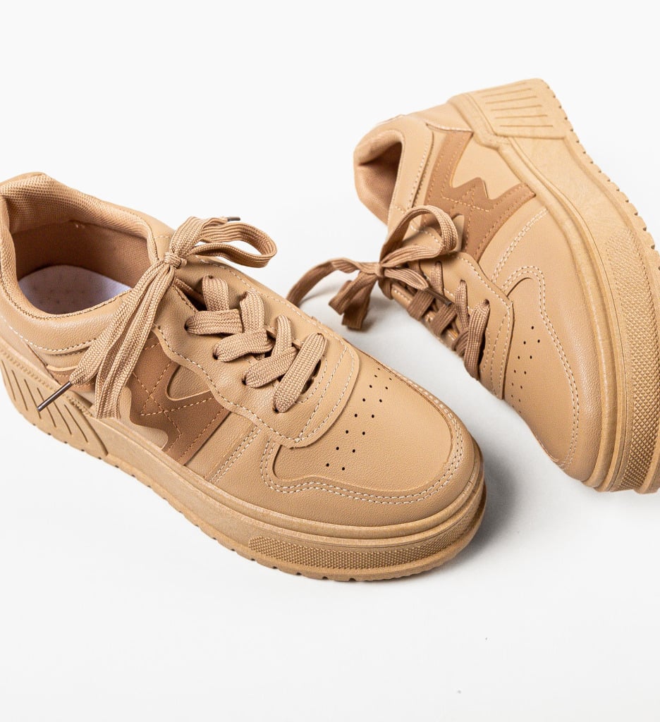 Sneackers dama Sienna Khaki - 4 | YEO