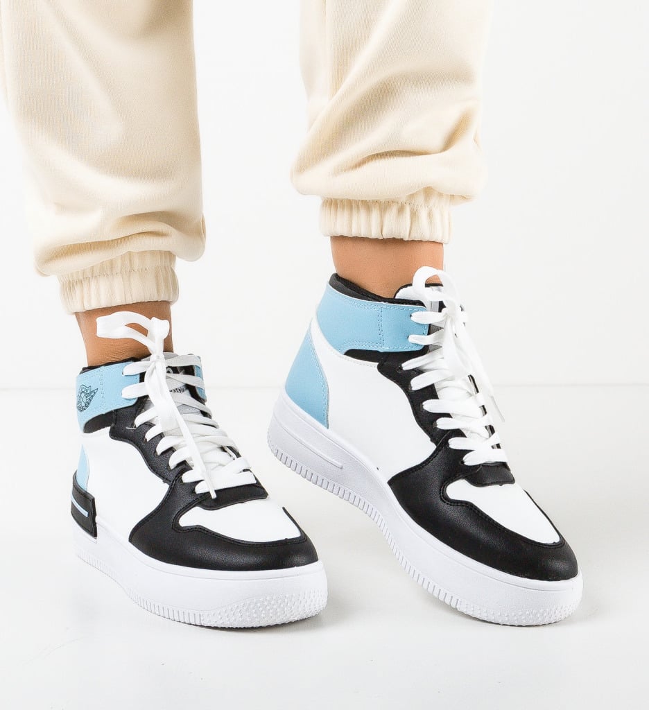 Sneakers dama Alissa Albastri - 2 | YEO