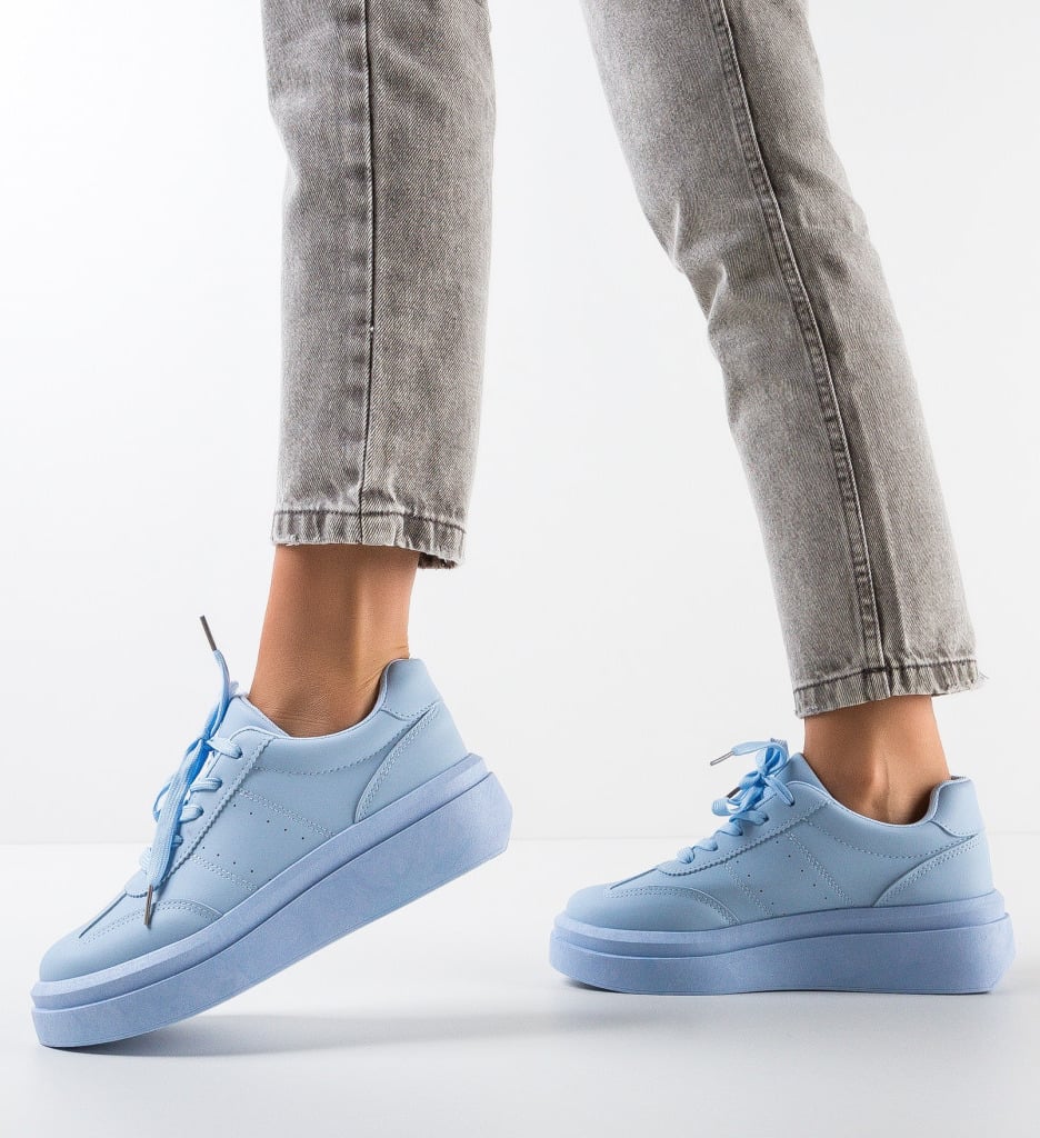 Sneakers dama Bjorn Albastri - 3 | YEO