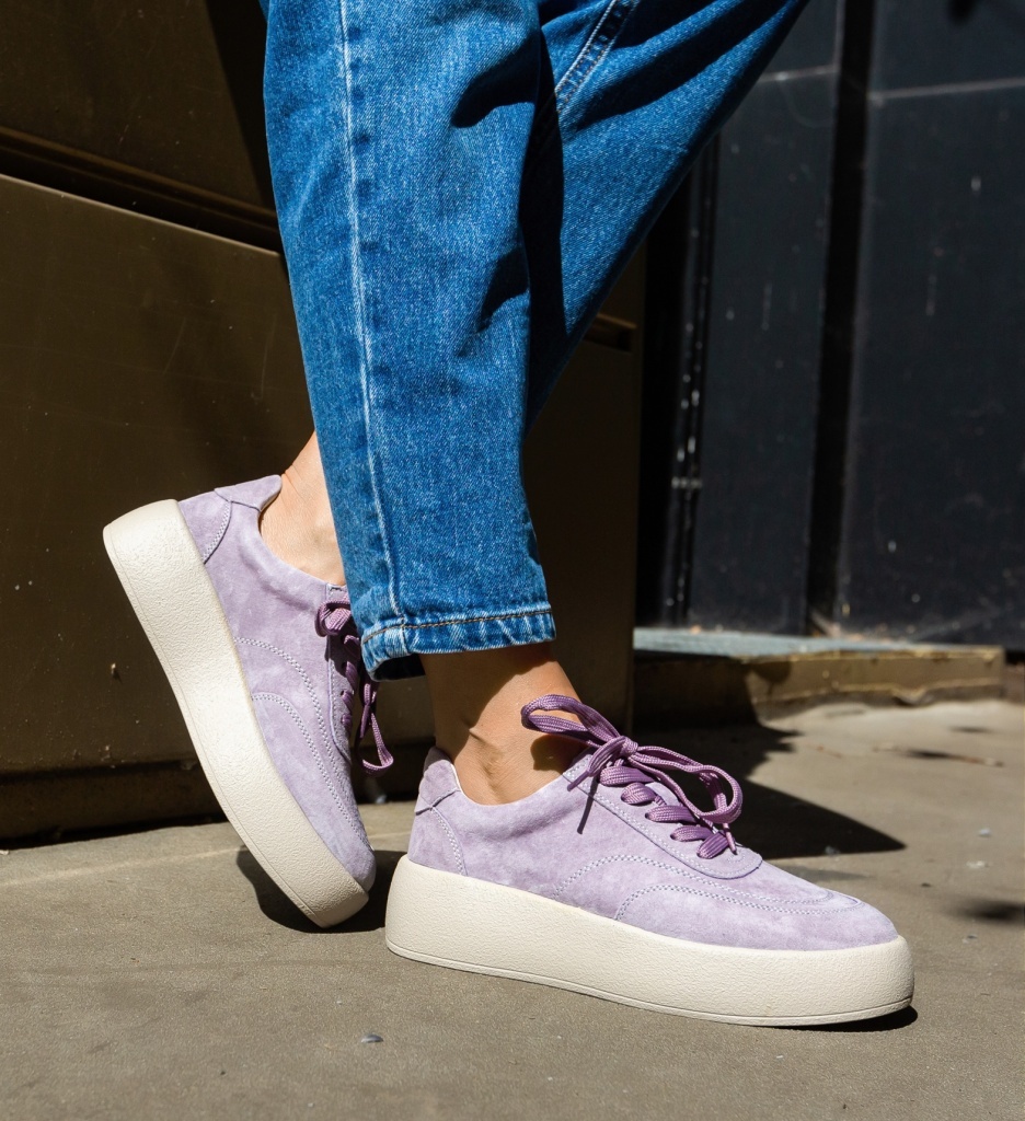 Sneakers dama Brittni Mov - 5 | YEO