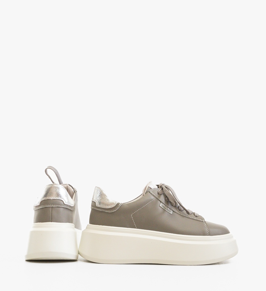 Sneakers dama Byva Gri - 5 | YEO