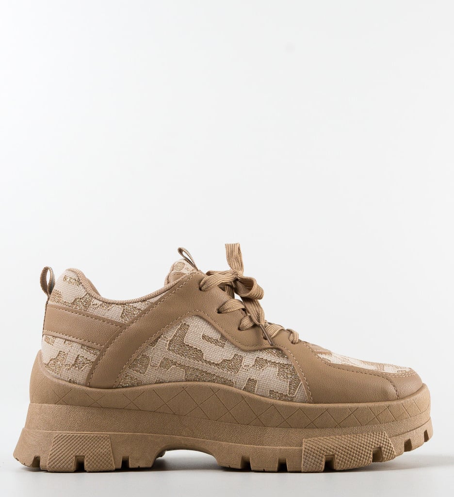 Sneakers dama Dillon Khaki - 3 | YEO