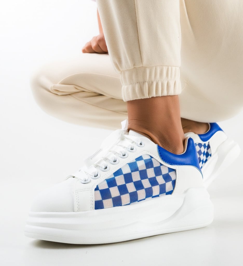 Sneakers dama Domas Albastri - 1 | YEO