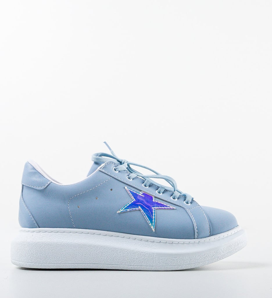 Sneakers dama Feet Albastri - 4 | YEO