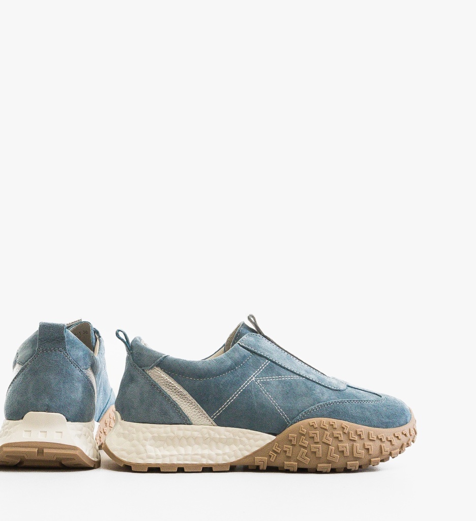 Sneakers dama Florena Albastri - 3 | YEO
