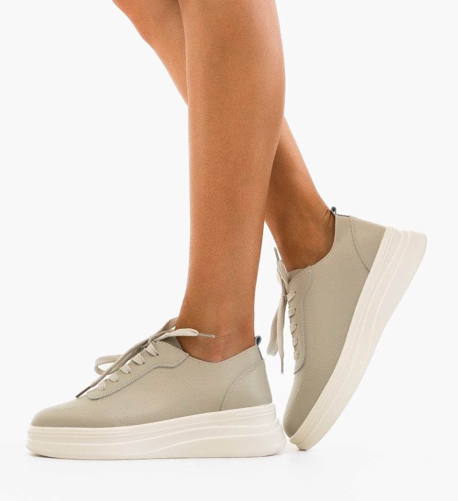 Sneakers Dama Haley Gri - 1 | YEO